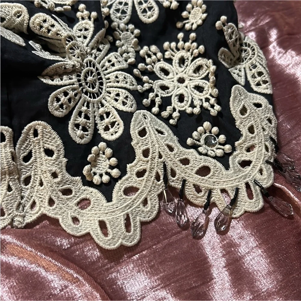 KOBI HALPERIN Annabel Embroidered Shorts with Crystals - Picture 10 of 16